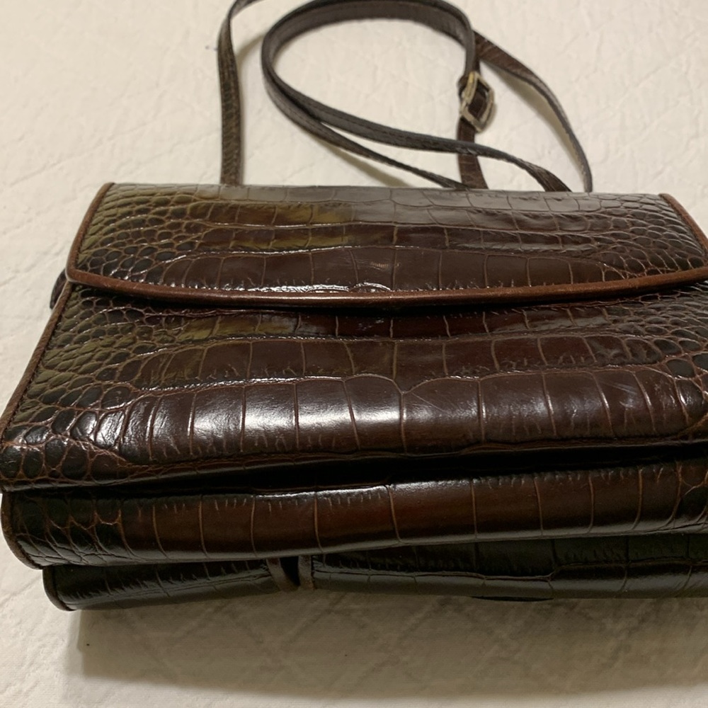 Brighton Brown Crossbody Multi Function Purse - image 2